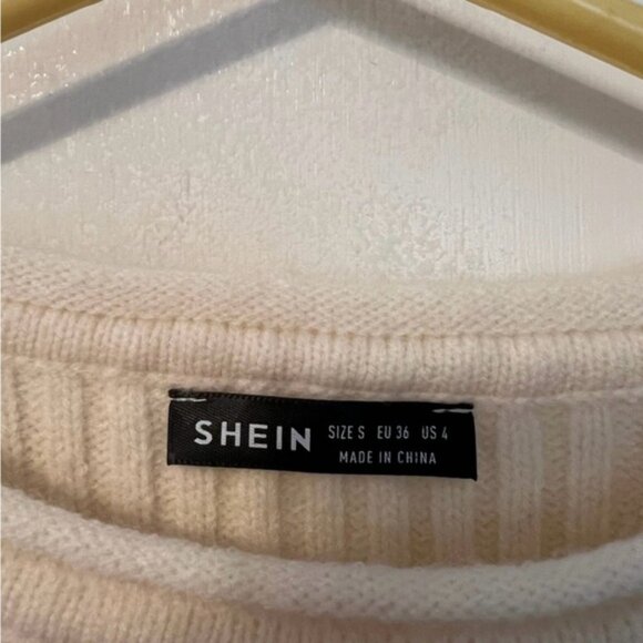 Cream Knit Ruffle Sleeve Top - Picture 3 of 3